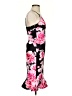 Quiz Floral Black Cocktail Dress Size EU 36 / US 6 - photo 4