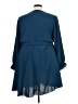 Scomchic 100% Polyester Blue Casual Dress Size 4X - photo 2