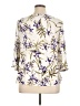 Chico's 100% Viscose Ivory 3/4 Sleeve Blouse Size XL (3) - photo 2