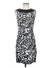AB Studio Graphic Black Cocktail Dress Size 4 - photo 1