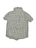 Little Planet Checkered-gingham Green Short Sleeve Button-Down Shirt Size 2T - photo 2