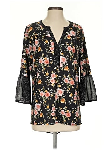Suzanne Betro 3/4 Sleeve Blouse (view 1)