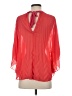 Misope Red 3/4 Sleeve Blouse Size S - photo 2