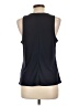 Banana Republic 100% Polyester Black Sleeveless Blouse Size L - photo 2