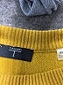 T Tahari Polka Dots Yellow Pullover Sweater Size M - photo 7