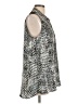 Simply Vera Vera Wang 100% Polyester Silver Sleeveless Blouse Size L - photo 4