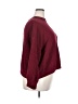 Maurices 100% Polyester Solid Burgundy Pullover Sweater Size XXL - photo 4