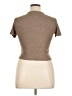 Assorted Brands Tweed Brown Short Sleeve Turtleneck Size XL - photo 2