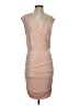 Gibson Look Solid Tan Cocktail Dress Size S - photo 1