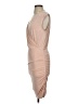 Gibson Look Solid Tan Cocktail Dress Size S - photo 5