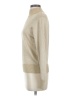 Tesori Metallic Tan Turtleneck Sweater Size XS - photo 5