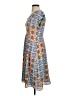 Sundance 100% Polyester Paisley Blue Casual Dress Size 4 - photo 5