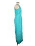 Scarlett 100% Polyester Graphic Teal Casual Dress Size 9 - 10 - photo 4