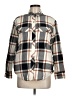 Eddie Bauer 100% Cotton Plaid Gray Fleece Size M - photo 1
