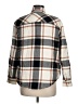 Eddie Bauer 100% Cotton Plaid Gray Fleece Size M - photo 2