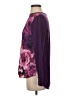 Isaac Mizrahi LIVE! Floral Purple Pullover Sweater Size XS - photo 5