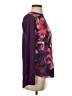 Isaac Mizrahi LIVE! Floral Purple Pullover Sweater Size XS - photo 4
