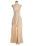 Anrabess Solid Tan Jumpsuit Size S - photo 1