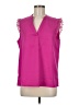 Unbranded 100% Polyester Pink Sleeveless Blouse Size M - photo 1