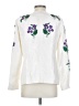 Victor Costa Occasion 100% Polyester Floral White Jacket Size XS - photo 2