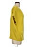 Dex Yellow Short Sleeve Top Size S - photo 4