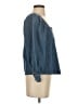 J.Crew Blue 3/4 Sleeve Top Size XS - photo 4