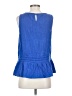 Umgee Blue Sleeveless Blouse Size S - photo 2