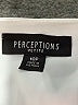 Perceptions 100% Polyester White Sleeveless Blouse Size 10 (petite) - photo 7