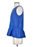Umgee Blue Sleeveless Blouse Size S - photo 5