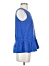 Umgee Blue Sleeveless Blouse Size S - photo 4
