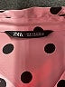 Zara Polka Dots Pink Long Sleeve Blouse Size S - photo 7