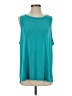 Xersion Teal Sleeveless T-Shirt Size XXS (estimated) - photo 1