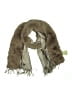 La Fiorentina 100% Polyester Brown Tan Scarf One size - photo 1
