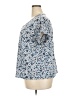 Indigo Rose 100% Polyester Blue Short Sleeve Blouse Size 2X - photo 5