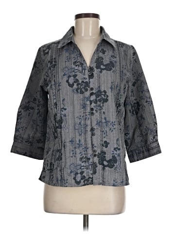 Christopher & Banks 3/4 Sleeve Blouse (view 1)