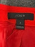 J.Crew 100% Wool Solid Red Wool Skirt Size 2 - photo 4
