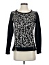 Ann Taylor Animal Print Black Pullover Sweater Size S - photo 1
