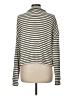 Kule 100% Cotton Stripes Ivory Pullover Sweater Size M - photo 2