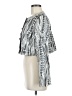 WD.NY Silver Long Sleeve Blouse Size 8 - photo 5