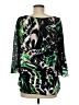 ECI 100% Polyester Green 3/4 Sleeve Blouse Size M - photo 2