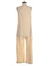 Shein Solid Tan Jumpsuit Size 6 - photo 2