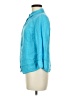 Talbots 100% Linen Blue 3/4 Sleeve Button-Down Shirt Size M - photo 5