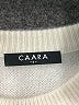 CAARA Stripes Ivory Cashmere Pullover Sweater Size S - photo 6
