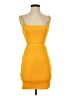 Unbranded Solid Yellow Cocktail Dress Size S - photo 1