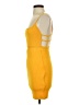 Unbranded Solid Yellow Cocktail Dress Size S - photo 5