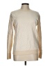 Theory Chevron-herringbone Ivory Wool Pullover Sweater Size L - photo 1