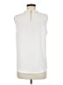 Halogen 100% Polyester White Sleeveless Blouse Size M - photo 2
