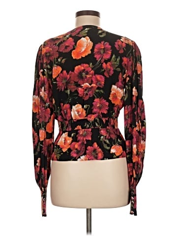 The Kooples Long Sleeve Silk Top (view 2)