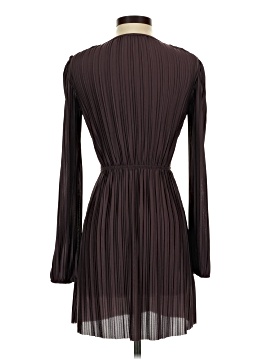 strapless open back dress Galanos Black & Floral Silk Balloon Sleeve Cocktail Dress