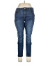 Inc Denim Solid Blue Jeans Size 14 (petite) - photo 1